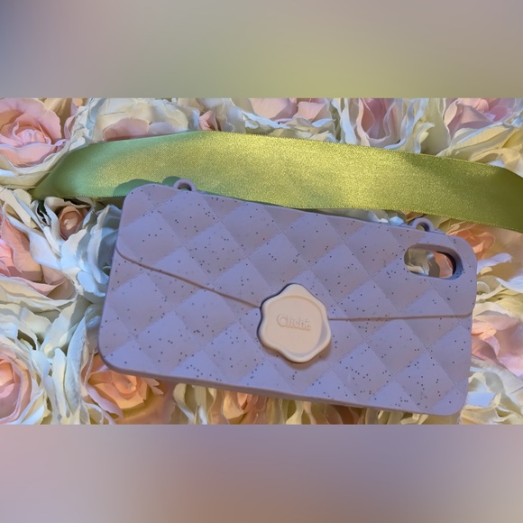 NWT IPHONE 6 5 XS - MAX SEAL STAMPED CASE (PURPLE) about 3.25” X 6.25”16cm X 8cm - Picture 3 of 10